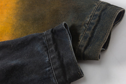 Chaqueta Denim Vintage Americana Oversize Lavado Relajado - Image 42