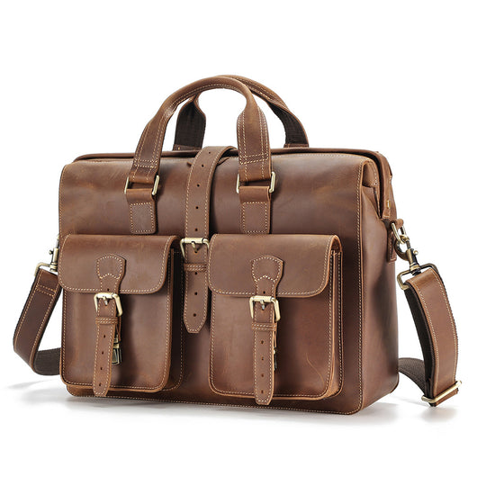 Bolso de Cuero Genuino para Negocios - Image 5