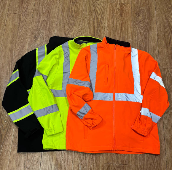 Ropa de Trabajo Impermeable Reflectante Night Black Soft Shell