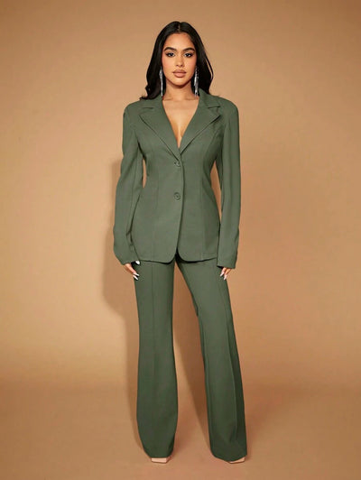 Pantalones de Cintura Alta para Mujer - Elegancia Profesional y Comodidad Diaria - Image 32