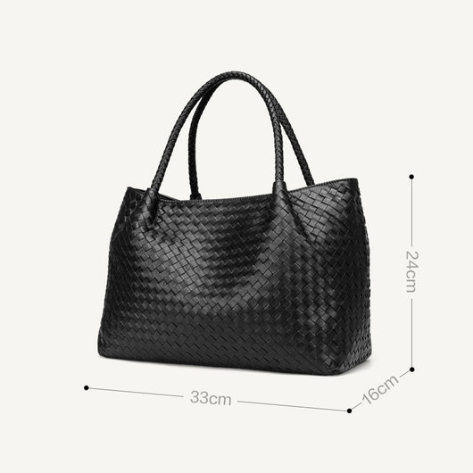 Bolso Tejido en Piel de Oveja Auténtica para Mujer - Image 3
