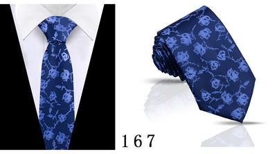Corbata Casual Ejecutiva de Poliéster Jacquard para Hombre - Image 50
