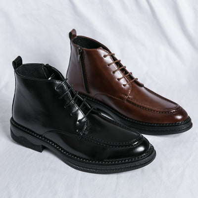 Botas Martin Altas de Invierno para Hombre - Estilo Británico Versátil - Image 3