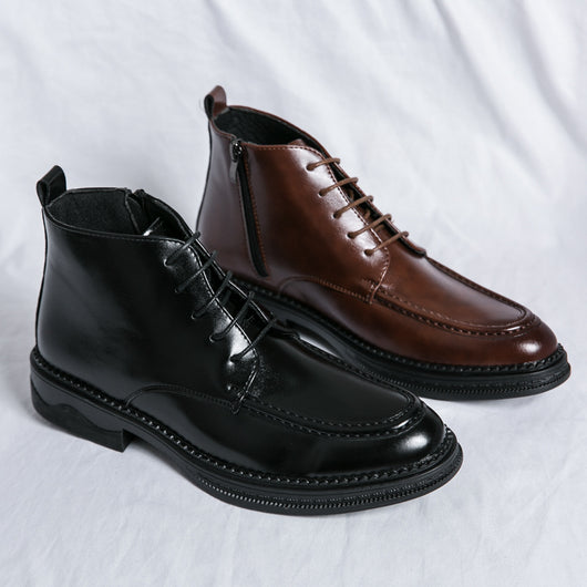 Botas Martin Altas de Invierno para Hombre - Estilo Británico Versátil - Image 3