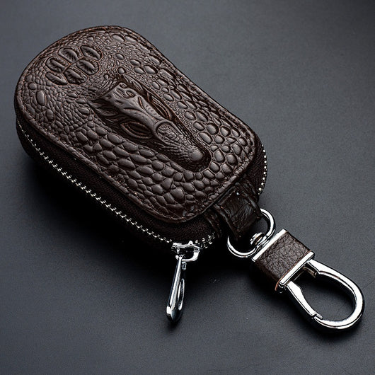 Funda de Cuero Genuino para Llaves de Auto - Unisex - Image 4