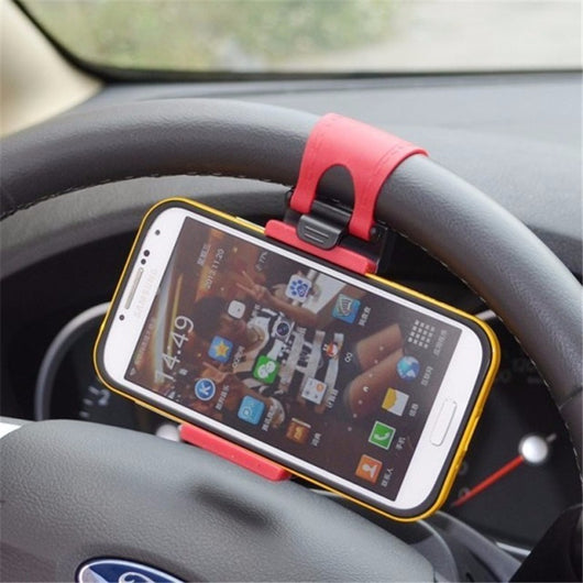 Soporte Universal para Teléfono en Auto - Clip para Volante, Bicicleta y Cámara - Image 3