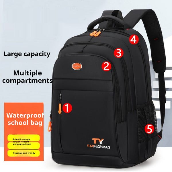 Mochila Escolar de Gran Capacidad para Primaria, Secundaria y Preparatoria