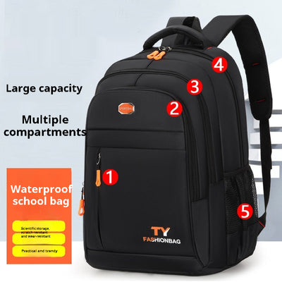Mochila Escolar de Gran Capacidad para Primaria, Secundaria y Preparatoria - Image 2