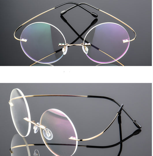 Gafas Retro Sin Marco de Titanio Super Elásticas - Image 13
