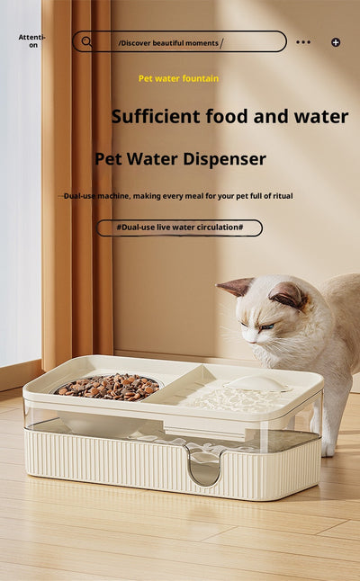 Dispensador Automático de Agua y Alimento para Gatos con Filtración Continua - Image 7
