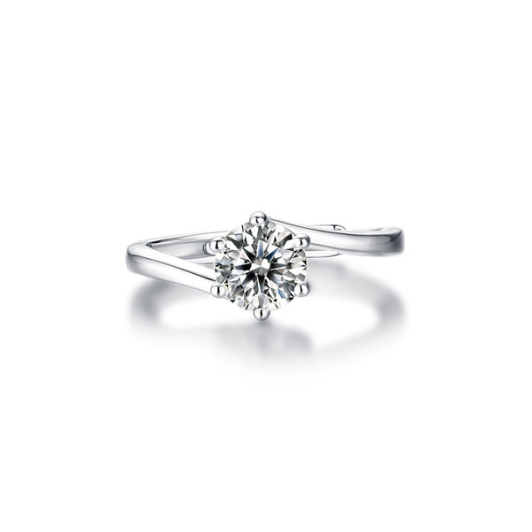 Anillo de Plata Esterlina con Moissanita - Diseño Femenino Atrevido - Image 3