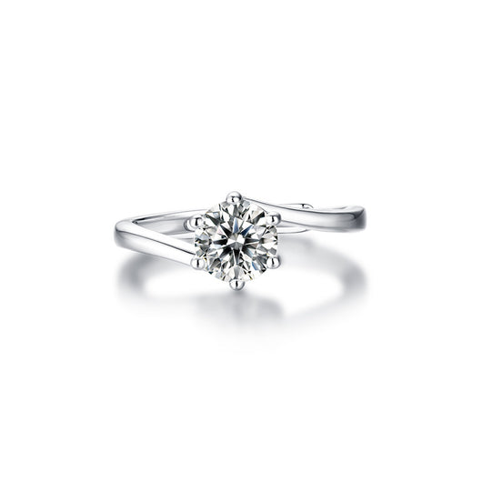 Anillo de Plata Esterlina con Moissanita - Diseño Femenino Atrevido - Image 3