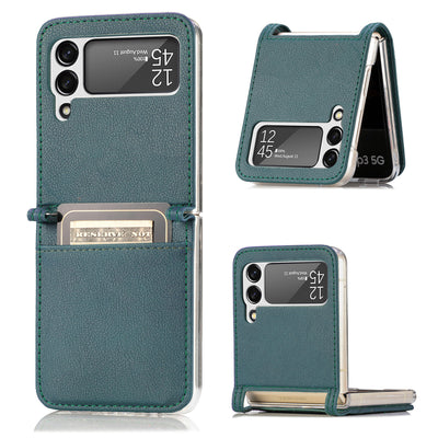 Funda Protectora de Cuero con Cartera para Teléfono Plegable Abatible - Image 4