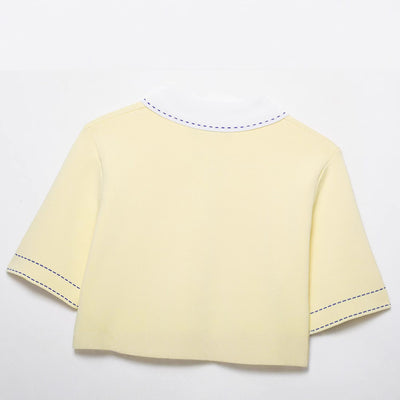 Chaqueta Polo Tejida para Mujer con Costuras Reforzadas - Image 4