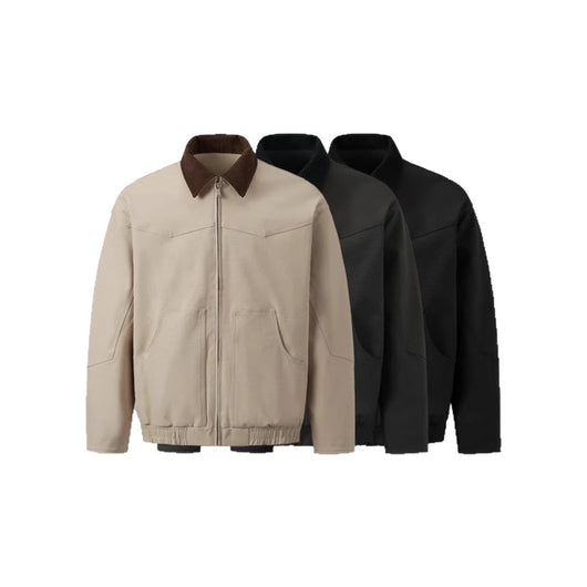 Chaqueta Polo Estilo Barn Americana Retro para Hombre - Look Otoñal Robusto - Image 12