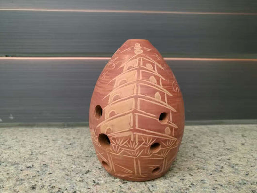 Xun Ancestral de Siete Estrellas - Instrumento de Cerámica Taoxun de 8 Orificios - Image 10