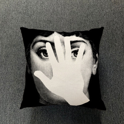 Funda de Almohada de Algodón y Lino para Sala de Estar - Image 9