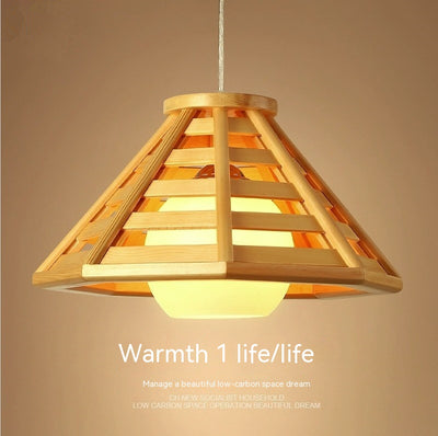 Lámpara de Techo LED Tejida en Bambú - Diseño Minimalista para Restaurantes y Hoteles - Image 6