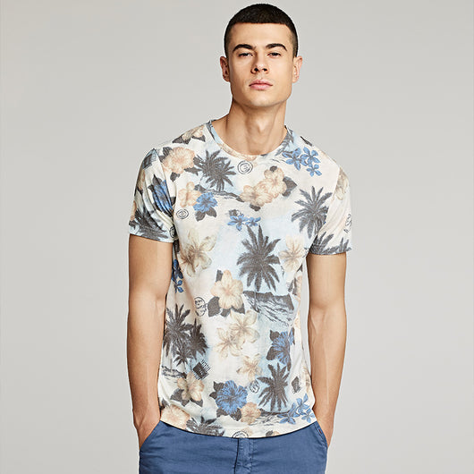 Playera Clásica de Manga Corta Cuello Redondo para Hombre - Image 7