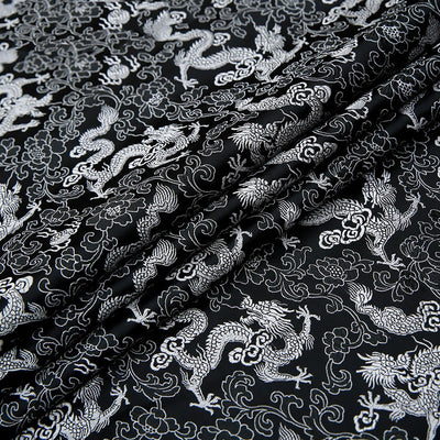 Tela de Brocado Seda Auténtica para Traje Tang Antiguo y Cheongsam - Artesanía DIY - Image 9