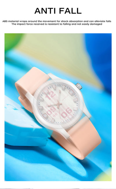 Reloj Infantil Resistente al Agua con Correa de Silicona Bicolor - Image 19