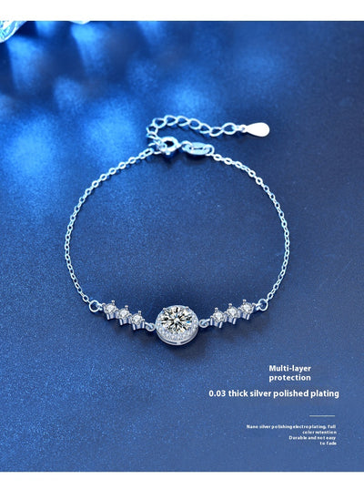 Pulsera de Moissanita Estrellada Minimalista para Mujer - Image 8