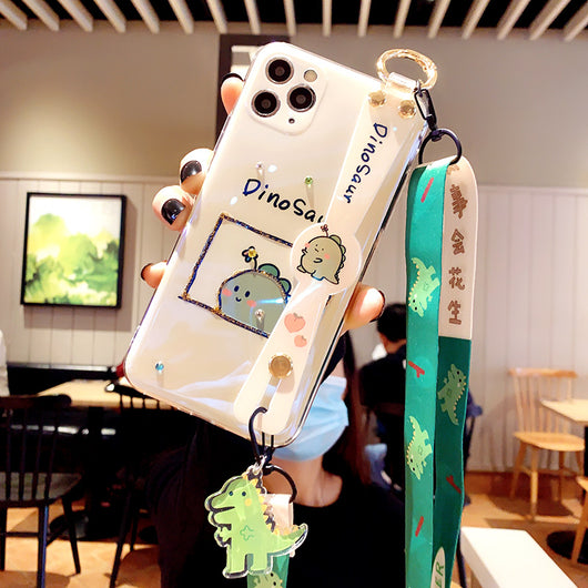 Funda Protectora de Silicona para Celular con Diseño de Dinosaurio Animado - Image 2