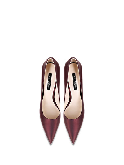 Tacones Altos Puntiagudos de Cuero para Mujer - Stiletto Elegante - Image 4
