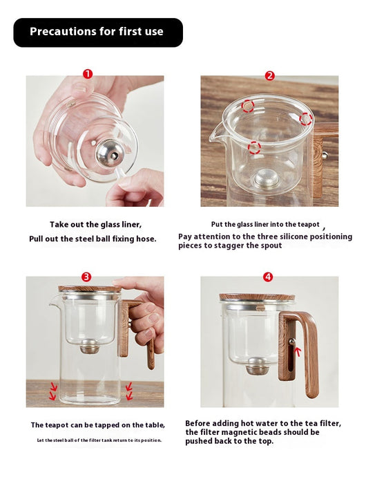 Tetera de Vidrio 600ml con Separador Magnético y Infusor Integrado - Image 25