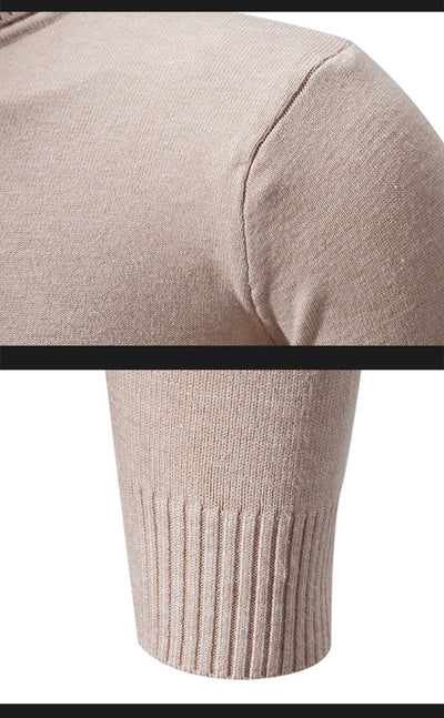 Suéter Cuello Alto Básico para Hombre - Estilo Europeo y Americano - Image 28