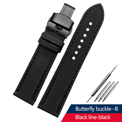 Correa de Reloj Nylon Canvas Tiansuo Haixing para Hombre - Image 22