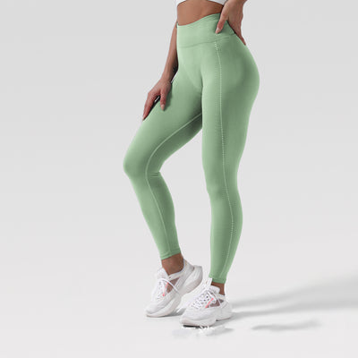 Pantalones Deportivos Elásticos sin Costuras Transpirables - Image 12