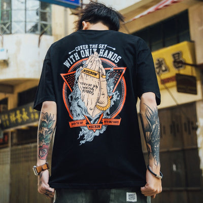 Camiseta Hombre Manga Corta Letras Graffiti Street - Image 8
