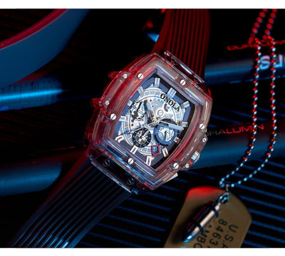 Reloj Unisex con Esfera Transparente y Luz Luminosa - Image 16
