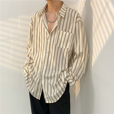 Camisa Casual Estampada de Temperamento para Hombre - Image 19