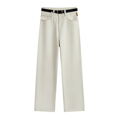 Jeans Rectos de Cintura Alta Holgados para Mujer - Image 5