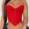 Top Moldeador Sin Tirantes Casual para Mujer