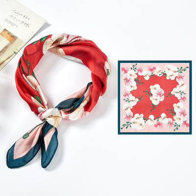 Pañuelo de Seda Satinada Estampado - Image 26