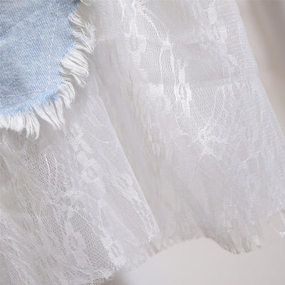Falda Corta Denim Talle Alto con Bolso de Cadera - Image 11