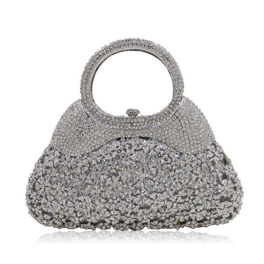 Bolso de Noche Cristal Calado Diamante Hecho a Mano