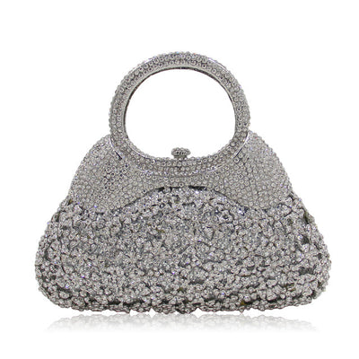 Bolso de Noche Cristal Calado Diamante Hecho a Mano
