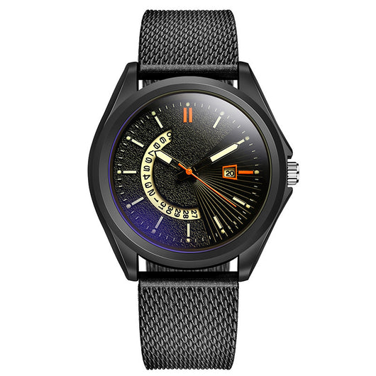 Reloj Deportivo Hombre Acero Inoxidable Luminoso con Calendario y Filtro Luz Azul - Image 7