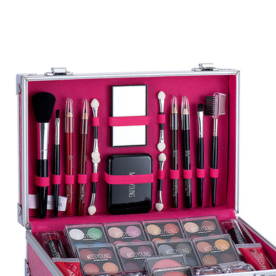 Paleta de Sombras y Labiales Coloridos - Set de Maquillaje Profesional - Image 5