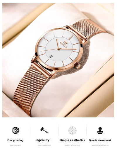 Reloj de Pareja Elegante Unisex con Movimiento de Cuarzo - Image 23