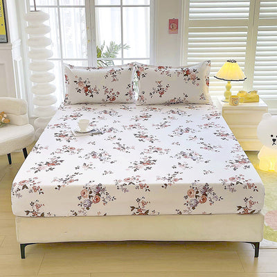 Juego de Sábana Ajustable y Funda de Almohada Estampada en Fibra Sintética - Image 3