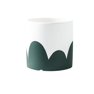 Maceta Cerámica Nórdica para Suculentas con Bandeja - Diseño Moderno 17cm - Image 13