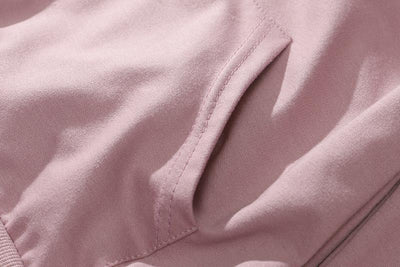 Abrigo Sudadera con Capucha y Manga Larga en Colores Lisos - Image 27