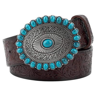 Cinturón Decorativo Grabado Estilo Retro Europeo para Mujer - Image 42