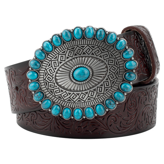 Cinturón Decorativo Grabado Estilo Retro Europeo para Mujer - Image 42