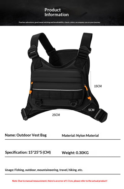 Chaleco Funcional Deportivo con Bolsillos y Mochila Integrada para Viajes - Image 11